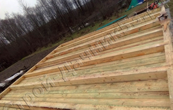 4 Каркасно-щитовой дом 7×5, 35 м², Псковская область, деревня Палкино (10)